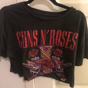 Guns N’ Roses crop top.